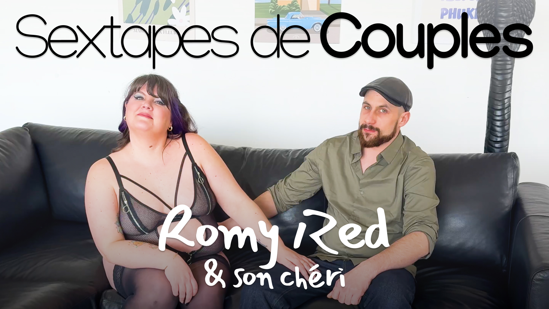 First couple sextape of Romy Red, very hungry curvy libertine